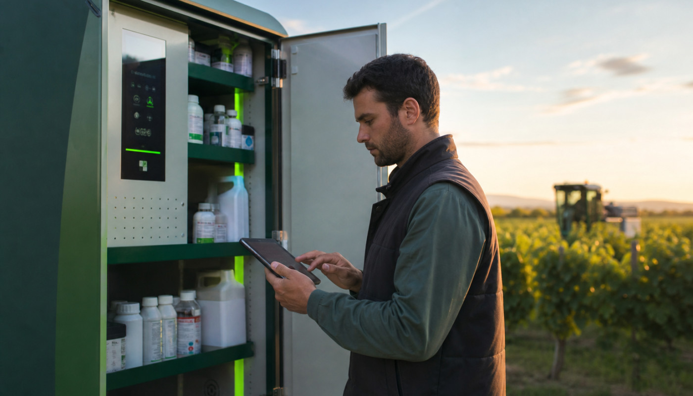 Armoire phytosanitaire connectée : jusqu’où ira la digitalisation des pratiques agricoles ?